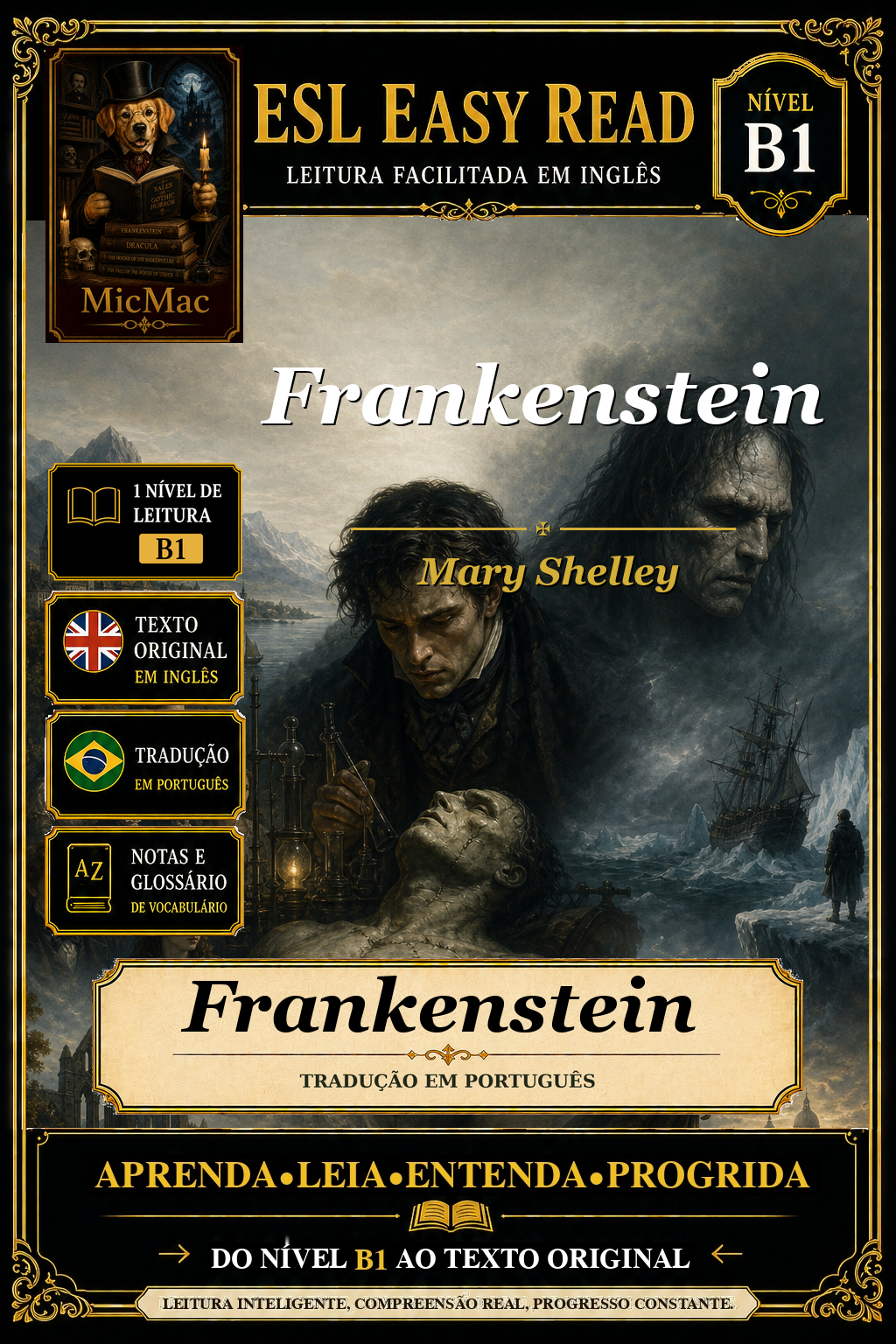 Capa de Frankenstein; ou, O Prometeu Moderno