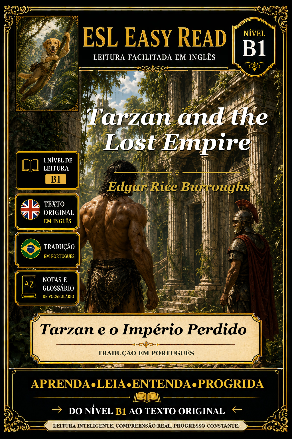 Capa de Tarzan e o Império Perdido