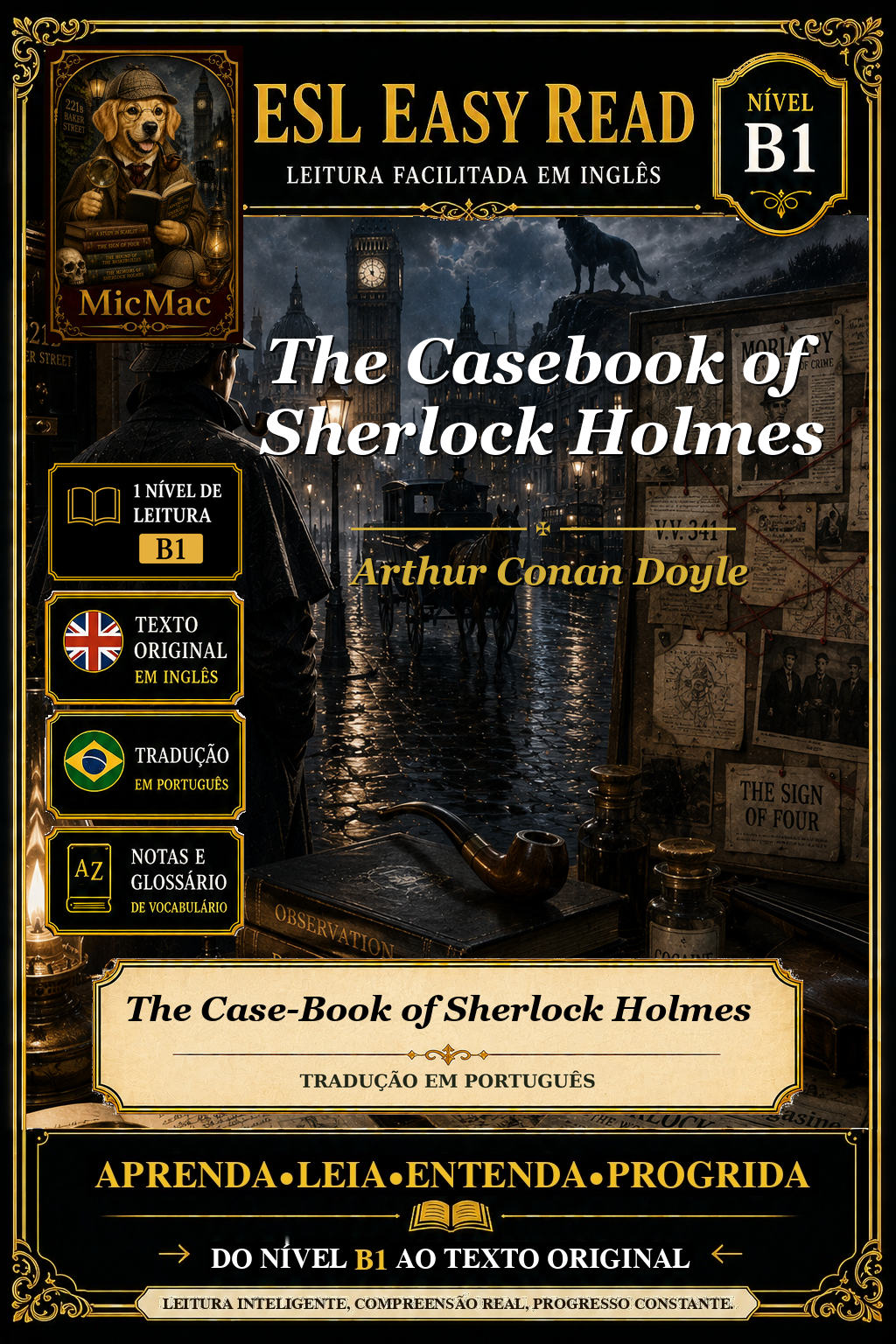 Capa de The Case-Book of Sherlock Holmes