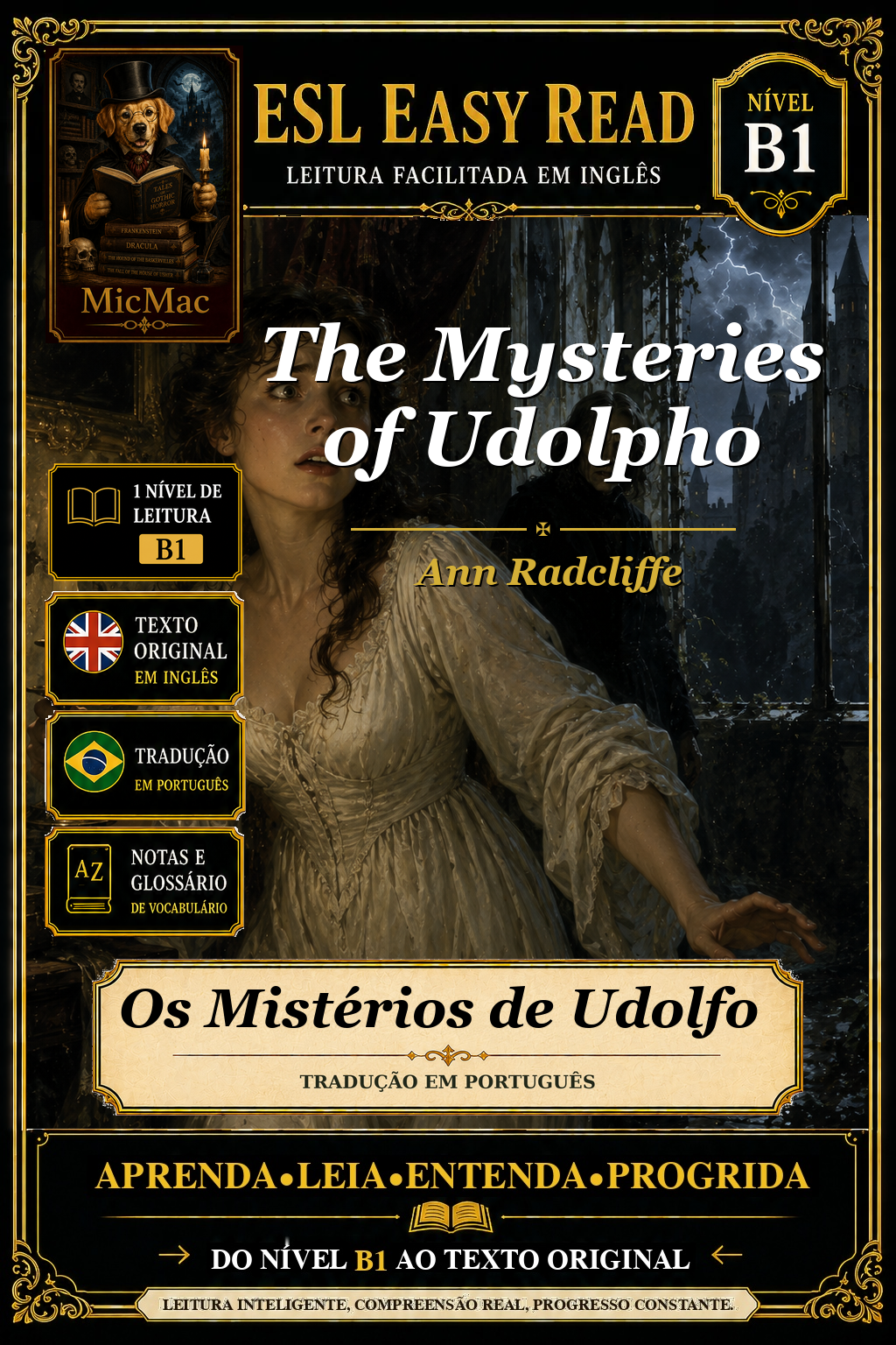 Capa de Os Mistérios de Udolfo