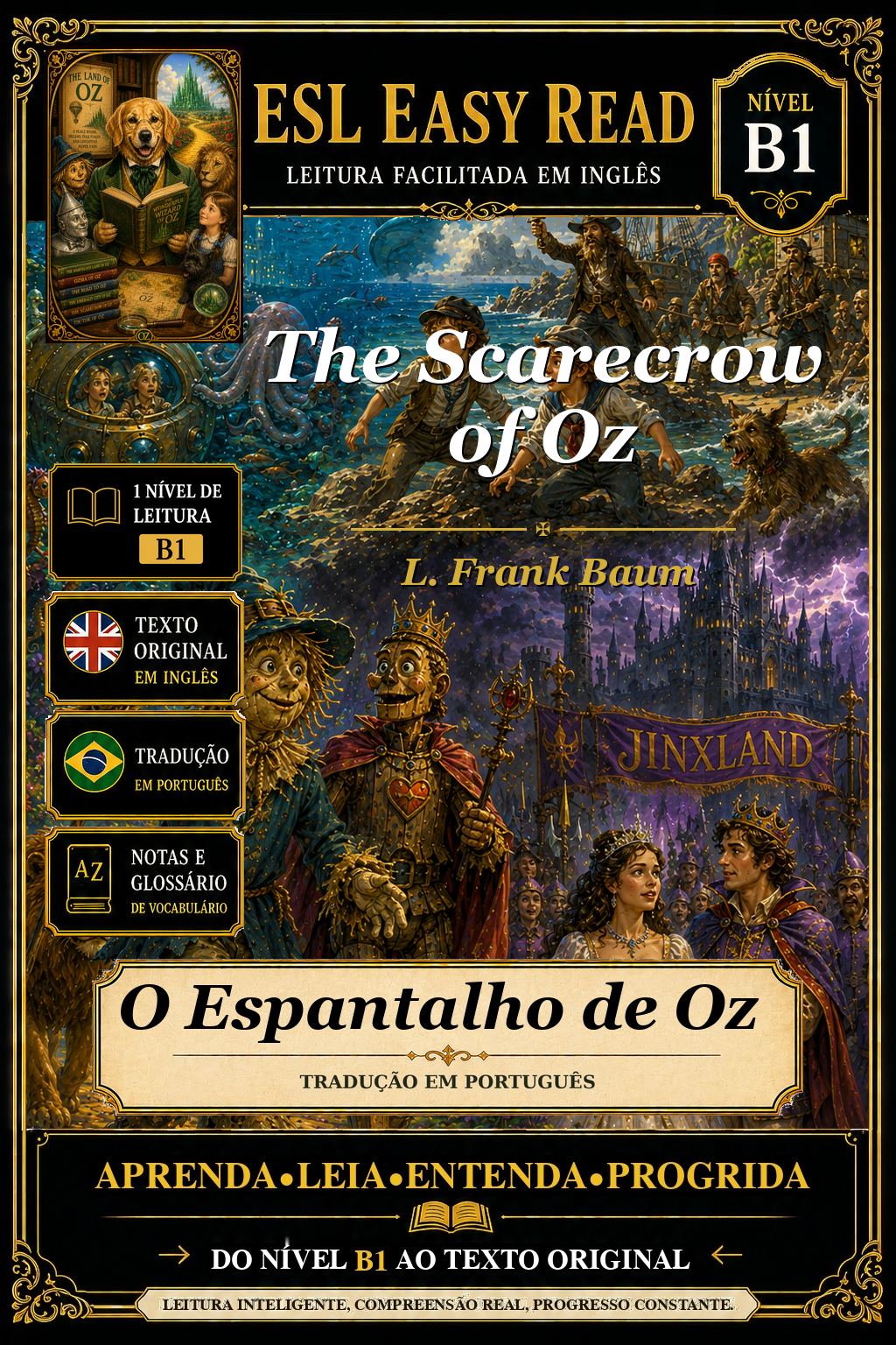 Capa de O Espantalho de Oz