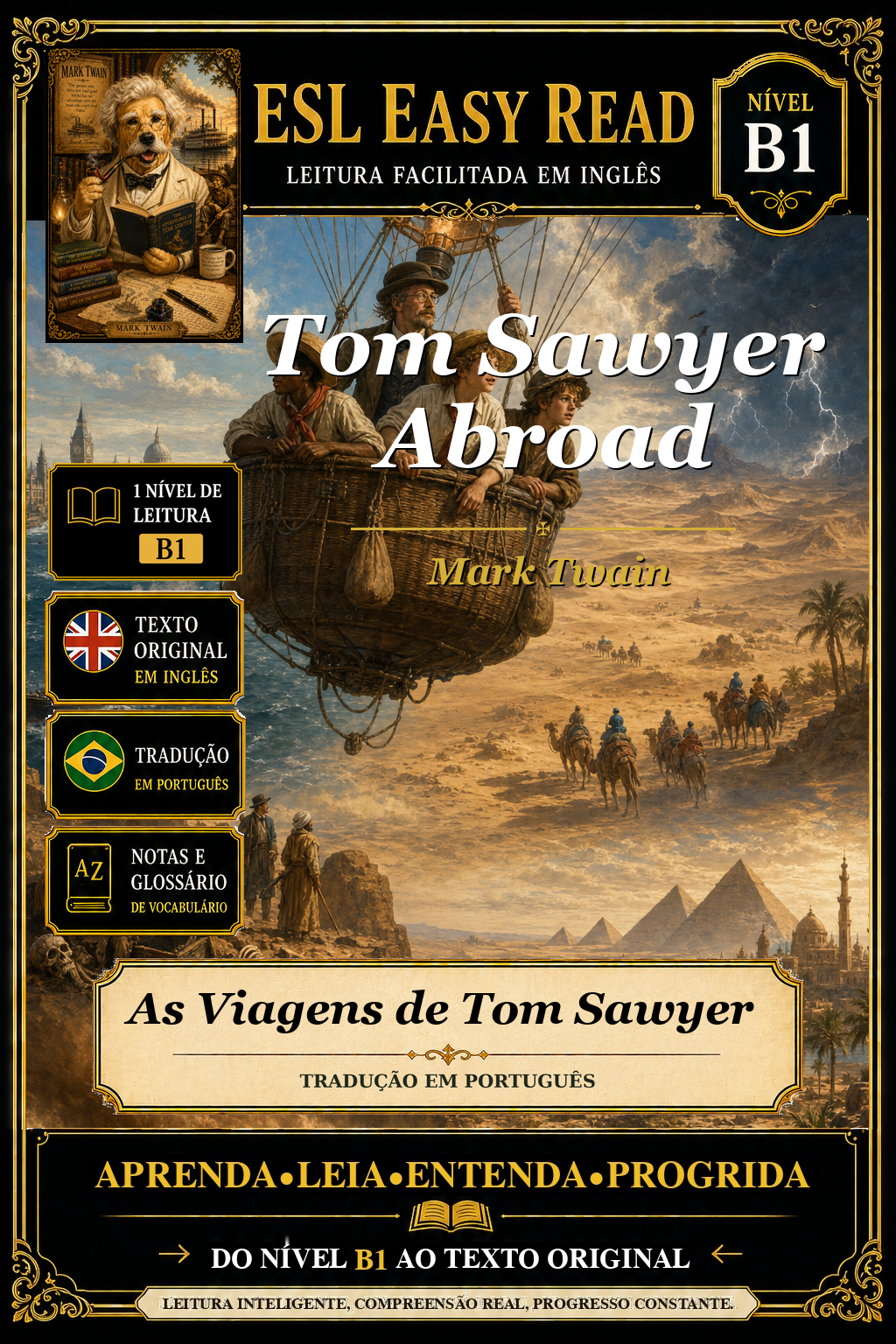 Capa de As Viagens de Tom Sawyer